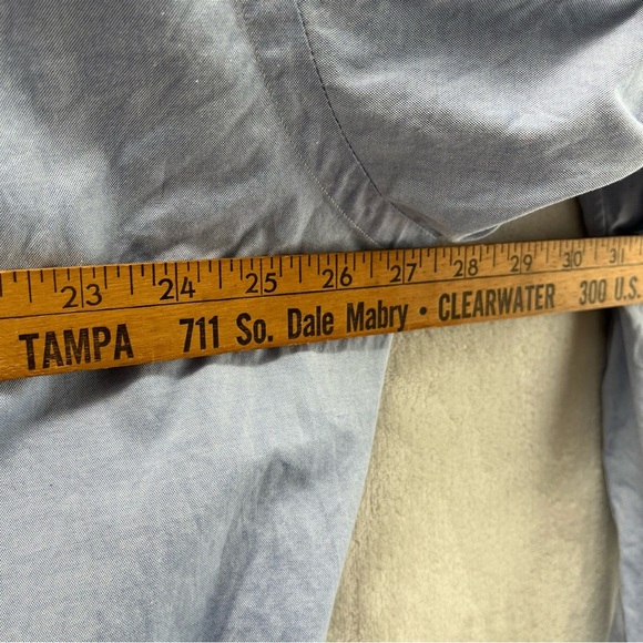 Ralph Lauren Yarmouth Button Down 100% Cotton Oxford Shirt Blue Men's 17-34/35 - Picture 8 of 9